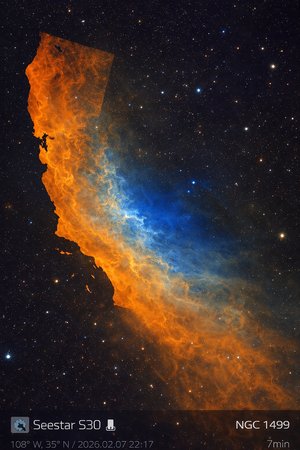 California Nebula Morphed by Steven Zellers (2026)
