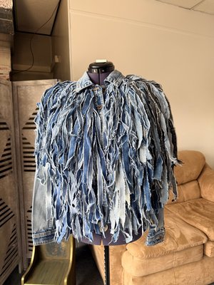 Frayed ad Fearless (front view) by Sandra Lynch (2026)