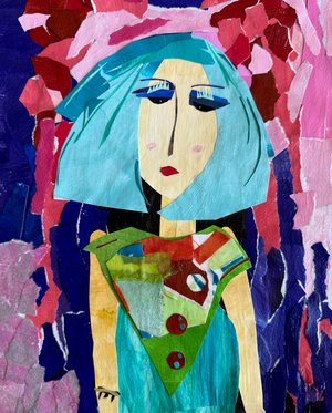 Paper lady by Anita Gutkin (2035)