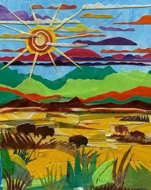 Where the buffalo roam  by Anita Gutkin (2024)