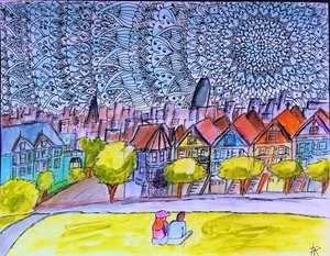 Painted Ladies by Irene Perez