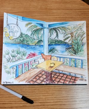 St. Thomas Postcard by lisa toohey (2023)
