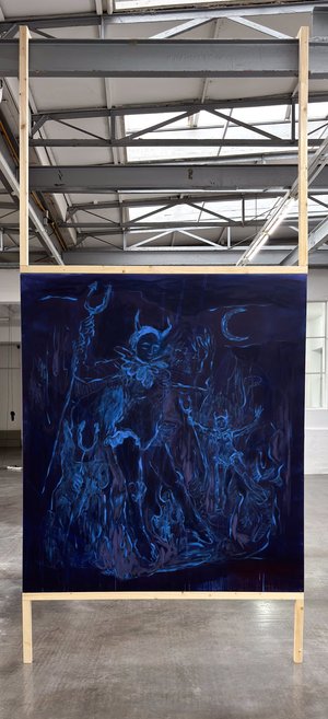 nightpainting (front view) by Polina Bertou (2025)