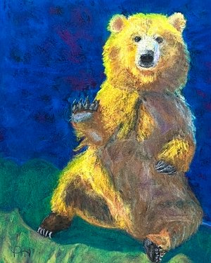 Waving Bear by Alisa Hasbrouck (2026)