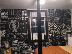 Adinkra Mural  by Jazmine Black (2025)