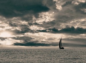 20260205 Sailing into the Autumn Mist 2 by Steve Fogel