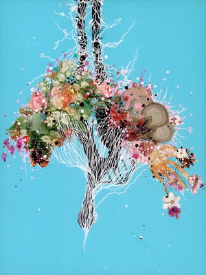 Flowering Cascade by Jenny Brown