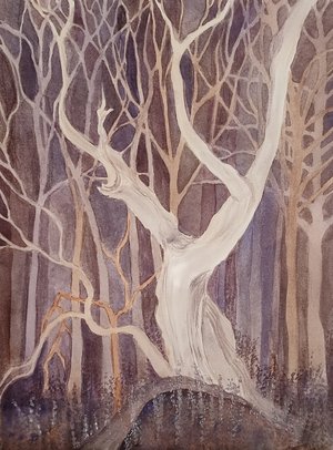 Ghost Forest - Matriarch  by Paula Swenson