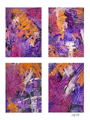 Magenta, Orange, and Purple Series by Karalyn Violeta (2026)