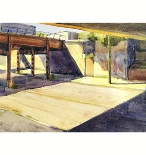 Rail bridge by Simon Cygielski