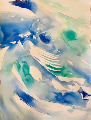 Deep Blue II by Laura Straus (2025)