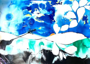 Lightening Sky: Wave Field by Laura Straus