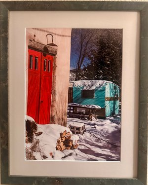 Trailer Near Truches New Mexico by Dell Lawhead (2020)