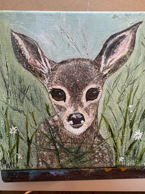 Fawn in Meadow  by Therisia "Trish" Hall (2026)