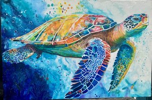 FlattF2.jpg   "OCEANS RAINBOW" by Friday Flatt