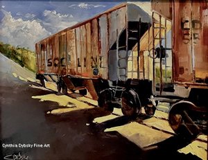 Soo Line, Dubuque, Ia by Cynthia Dybsky (2023)