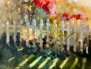 Late afternoon Sun Breaking Through by Cynthia Dybsky