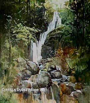Torq Waterfall by Cynthia Dybsky