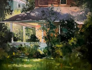 Sun Filled Porch by Cynthia Dybsky
