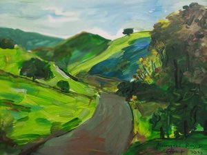 Landscape 2 by Alemayehu Regasa