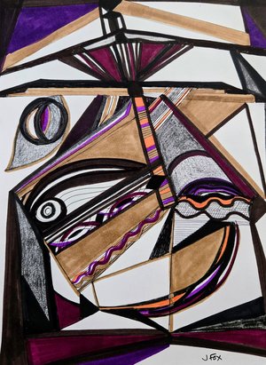 Native American Abstract by Judy Fox (2024)