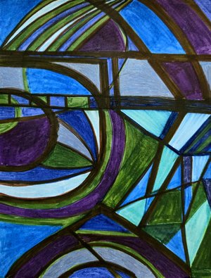 Purple and Green Gem by Judy Fox (2026)
