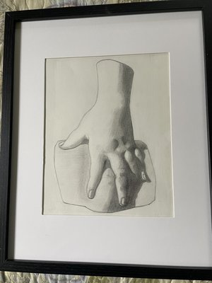 drawing of hand by Don Foy (2024)