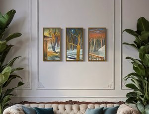 Three faces of day  by Sylvia Ryder (2020)