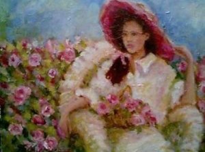 Woman in Garden  by Valerie Shannon (2020)