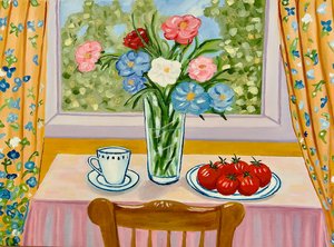Pink Table Setting by Hugh Rogovy (2024)