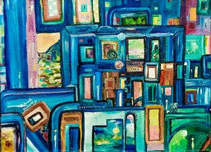 Blue in Travel  by Mahmoud Elmardi (2018)