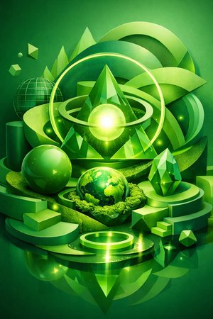 Prism of Verdant Harmony by Lea Nichols
