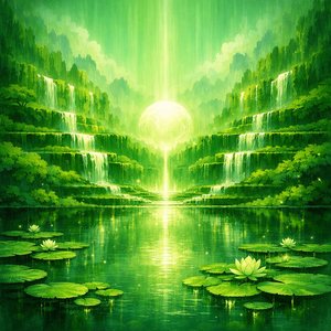 Sanctuary of Green Light by Lea Nichols