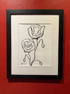 Mychaela Eatmon_Squiggly Flower Buds_11"x17" by Mychaela Eatmon