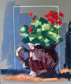 Geraniums in a Sunny Spot by Cate McKissick (2026)