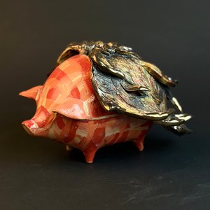 Flying Pig Red by Peter Reid (2026)