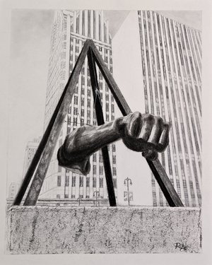 Joe Louis Fist - Detroit by Richard Amori (2024)