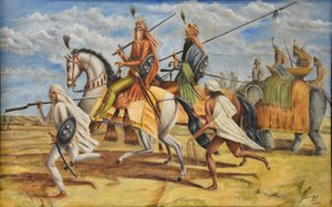 Sikh Chieftain's Hunt by Navjot SINGH