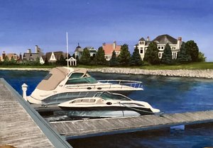 Bay Harbor Boats by Pete Cheklich