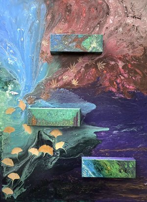 Floating Foliage in Deep Forest by Agnes Lee (2024)