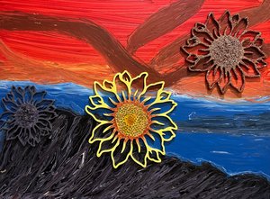 3 Suns in Gobi Desert by Agnes Lee (2024)