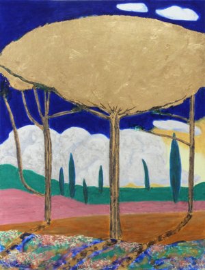 Chroma-Scape No. 5, Golden Provençal Tree by Michael Price (2024)