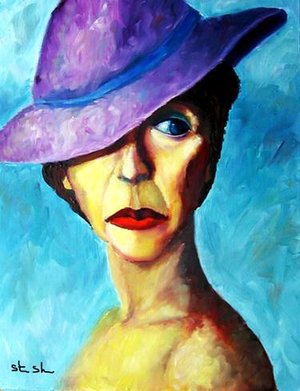 Woman with the Purple Hat by Steve Shear (2024)