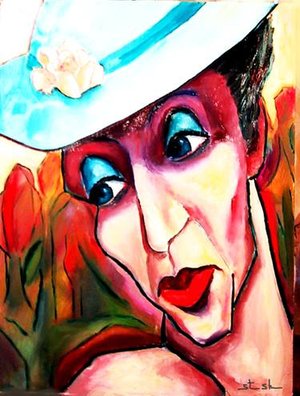Lady with the Flowered Hat by Steve Shear (2018)