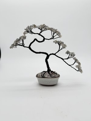 Helping Hands Cascading Chris Gemstone Bonsai -2 by Nicki Zimmerman