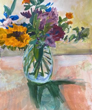 Grocery Store Flowers by Candace McLane