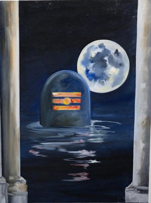 “The Shivling” by Minu Verma (2023)