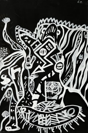 zebra " inversion by Din Vels (2021)