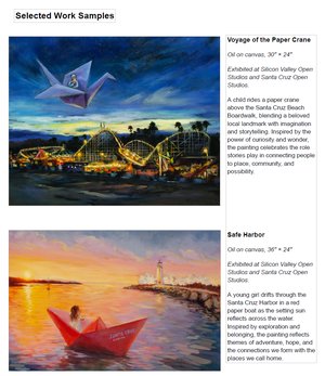 Selected Work Samples by Martina Goulart