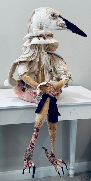 Alberta the Melancholy Heron by Dayana Stetco (2026)